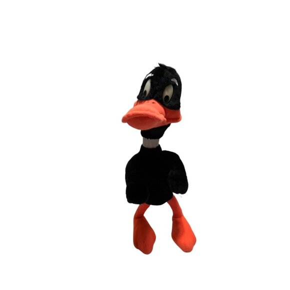 Vintage Warner Bros Daffy Duck Large Plush Vintage Mighty Star Posable Legs - Picture 8 of 9